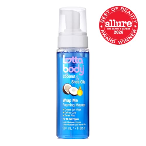 Lottabody Coconut & Shea Wrap Me Foaming Mousse – Hair Styling Foam 7 oz – view 7
