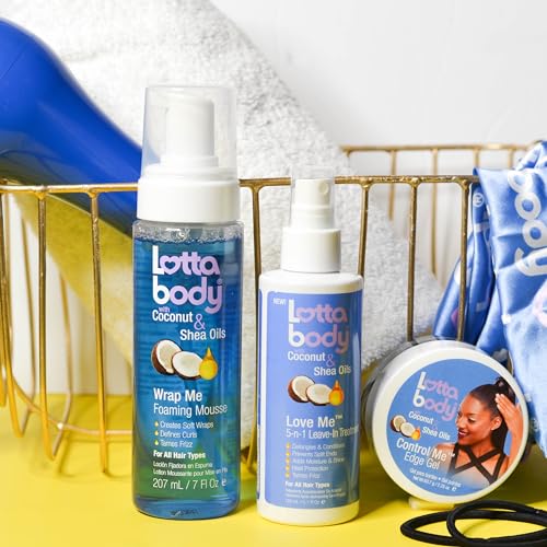 Lottabody Coconut & Shea Wrap Me Foaming Mousse – Hair Styling Foam 7 oz – view 4