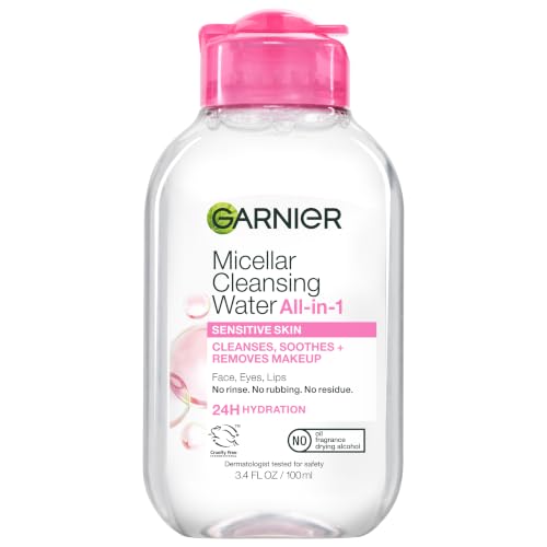 Garnier Micellar Cleansing Water – Facial Cleanser & Makeup Remover 3.4 fl oz