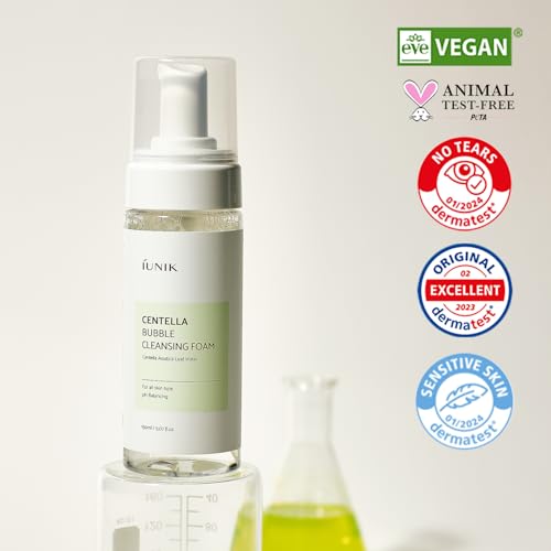 iUNIK Centella Bubble Cleansing Foam – Tea Tree Pore Care Facial Cleanser 5.07 fl oz – view 6