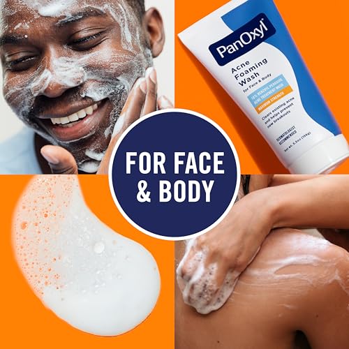 PanOxyl 10% Benzoyl Peroxide Acne Foaming Wash – Maximum Strength Face & Body Cleanser 5.5 oz – view 5