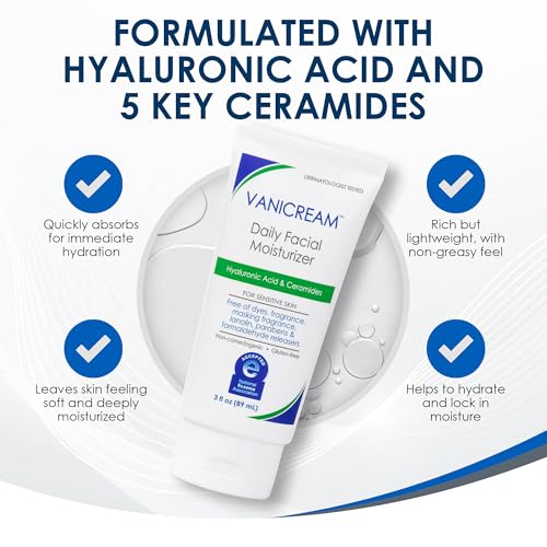 Vanicream Daily Facial Moisturizer – Lightweight & Non-Greasy Face Cream 3 fl oz – view 4