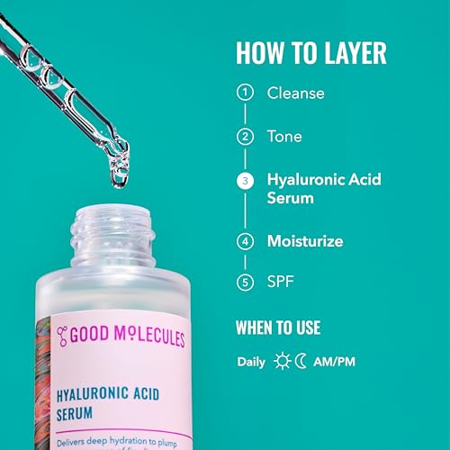 Good Molecules Hyaluronic Acid Serum – Hydrating Face Serum 1 fl oz – view 7
