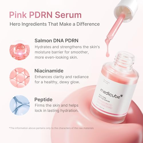 Medicube PDRN Pink Peptide Serum with Salmon DNA – Hydrating Korean Face Serum – view 3