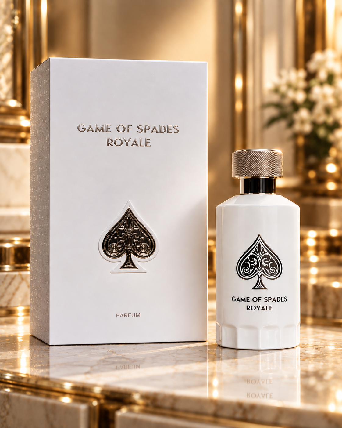 Game of Spades Royale Men’s Parfum 100ml / 3.4 oz – White Bottle – New – view 2