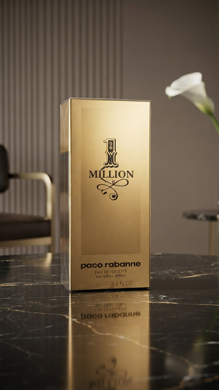 Paco Rabanne 1 Million Eau de Toilette 100ml / 3.4 Fl Oz – Men’s Fragrance – view 3
