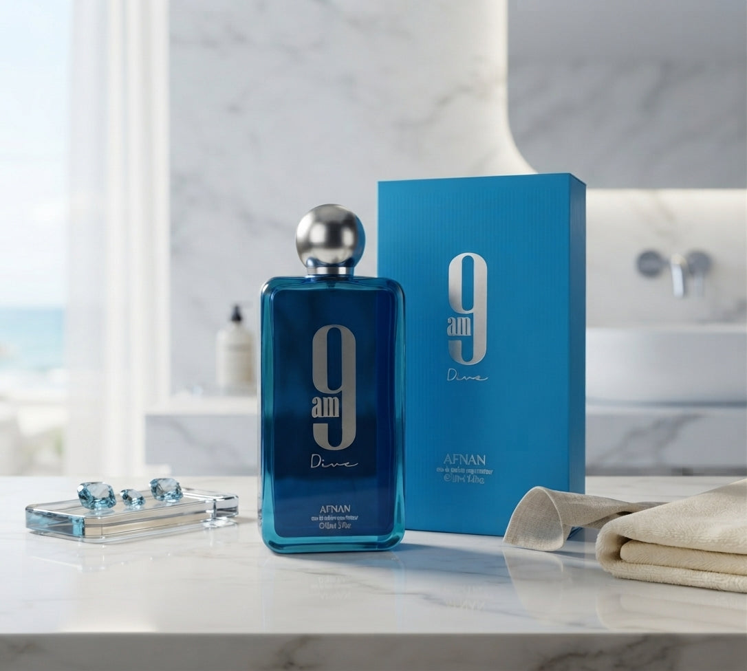 Afnan 9 AM Dive Eau de Parfum - 100ml / 3.4 oz