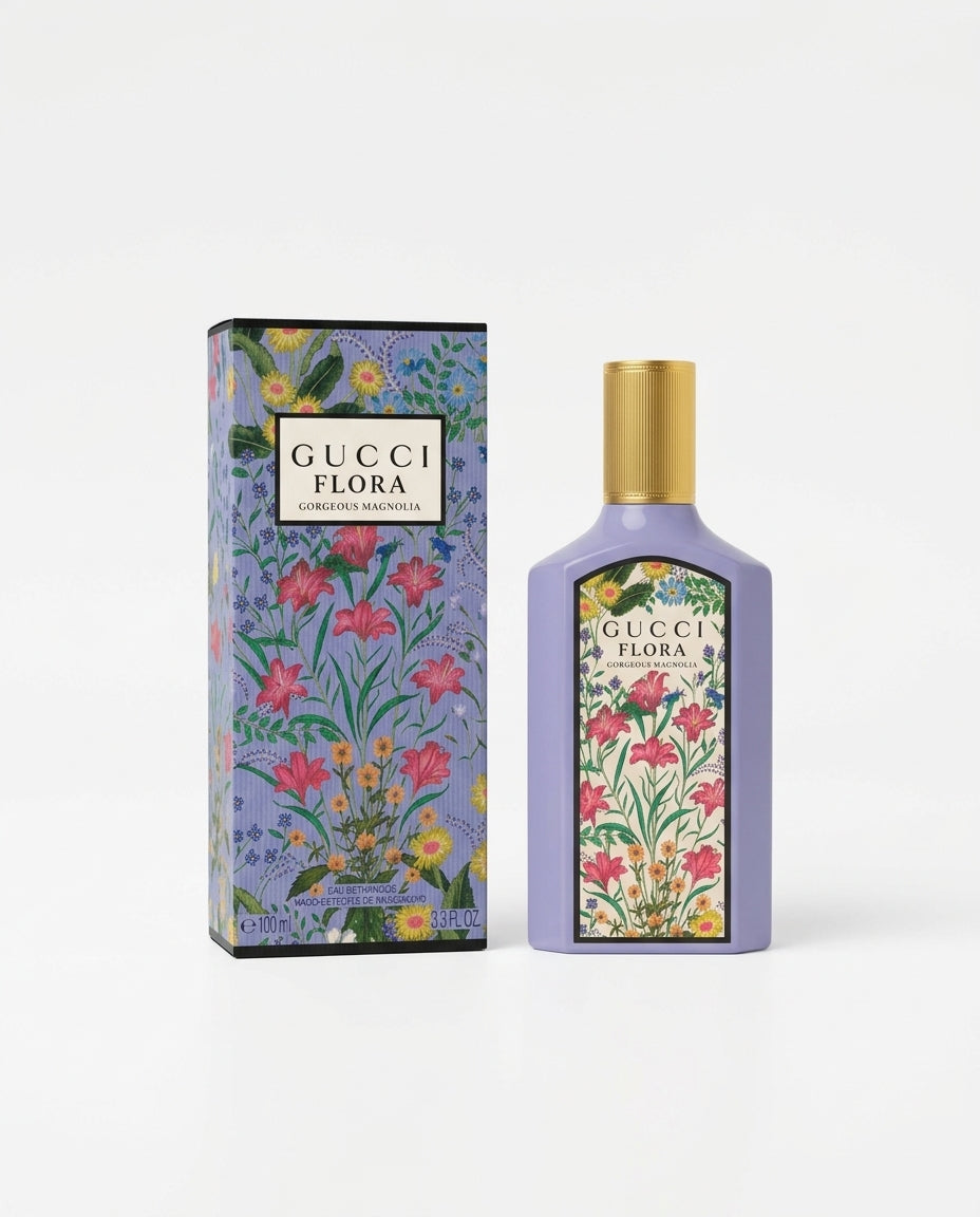 Gucci Flora Gorgeous Magnolia Eau de Parfum Spray 3.3 oz 100 ml Fragrance – view 2