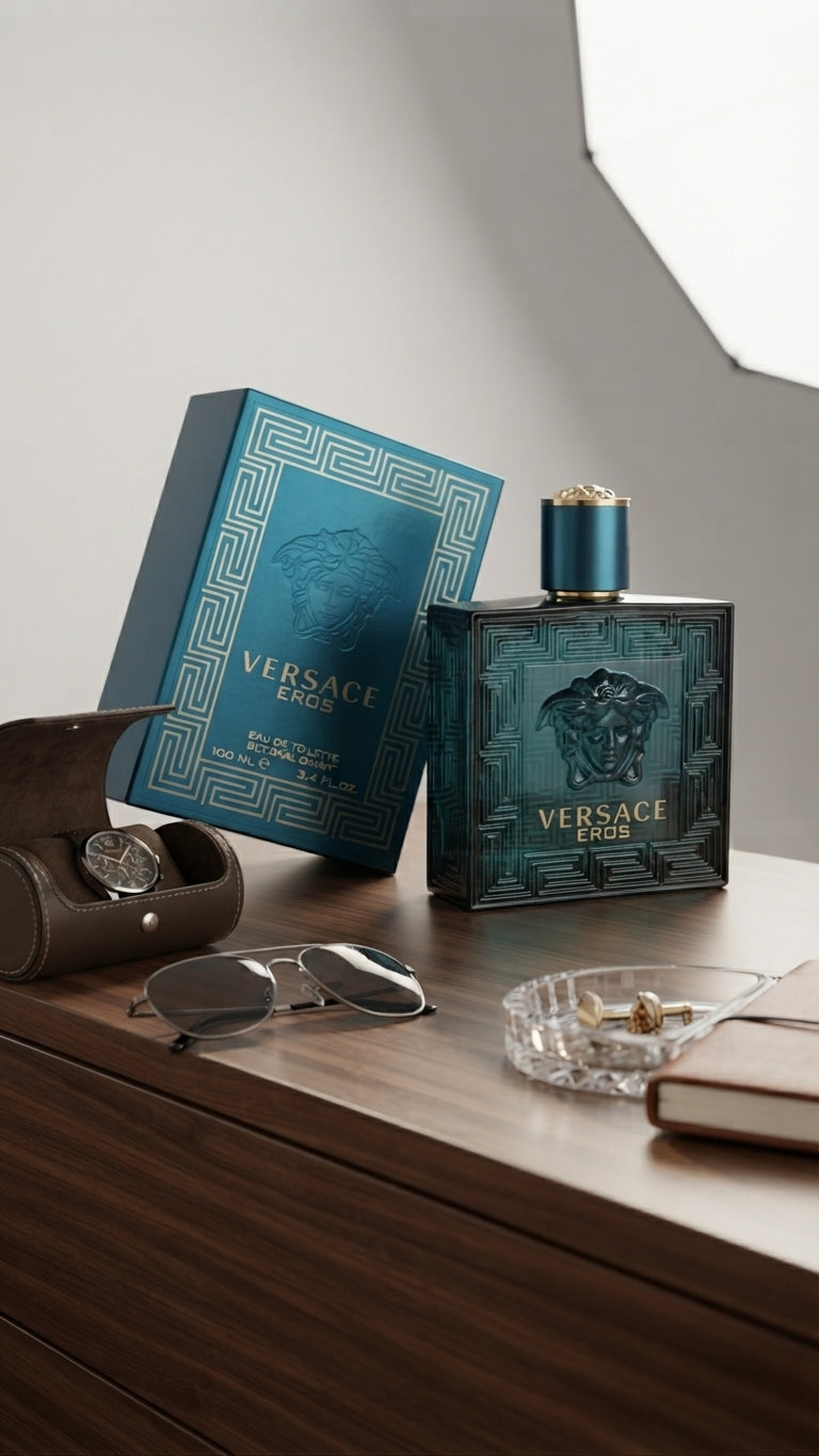Versace Eros Eau de Toilette | 3.4 fl. oz. / 100 ml Men's Fragrance – view 3