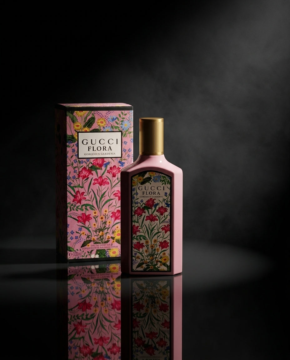 Gucci Flora Gorgeous Gardenia Women’s EDP 100ml – Signature Floral & Sweet Perfume