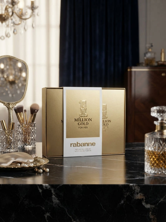 Rabanne 1 Million Gold For Her Eau de Parfum – Authentic Designer Fragrance