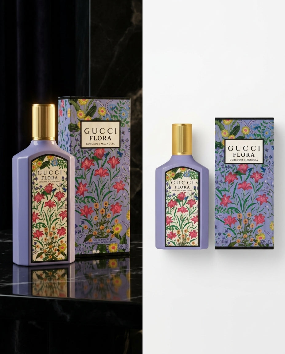 Gucci Flora Gorgeous Magnolia Eau de Parfum Spray 3.3 oz 100 ml Fragrance – view 3