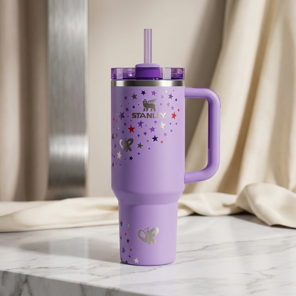 Stanley x Olivia Rodrigo Quencher H2.0 FlowState Tumbler 40 oz – New – view 3