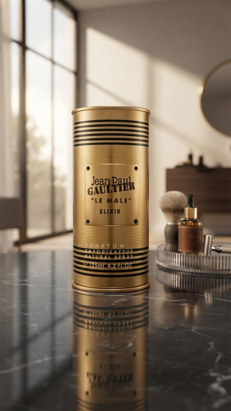 Jean Paul Gaultier Le Male Elixir Parfum | 4.2 fl. oz. / 125 mL Natural Spray – view 3
