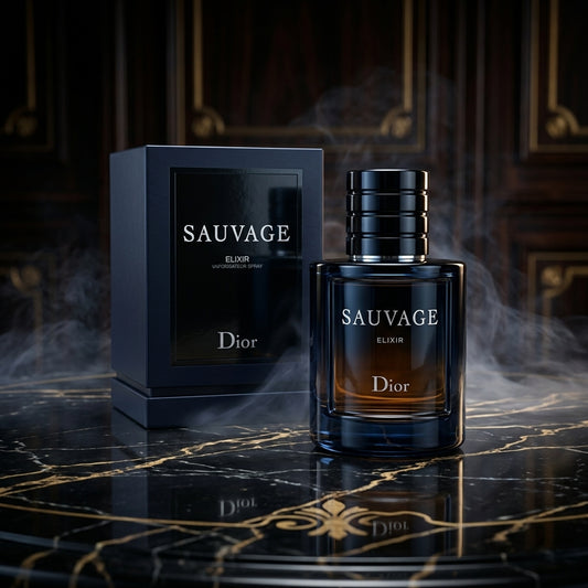Dior Sauvage Elixir - Premium Extrait de Parfum for Men - 3.4 oz (100ml)