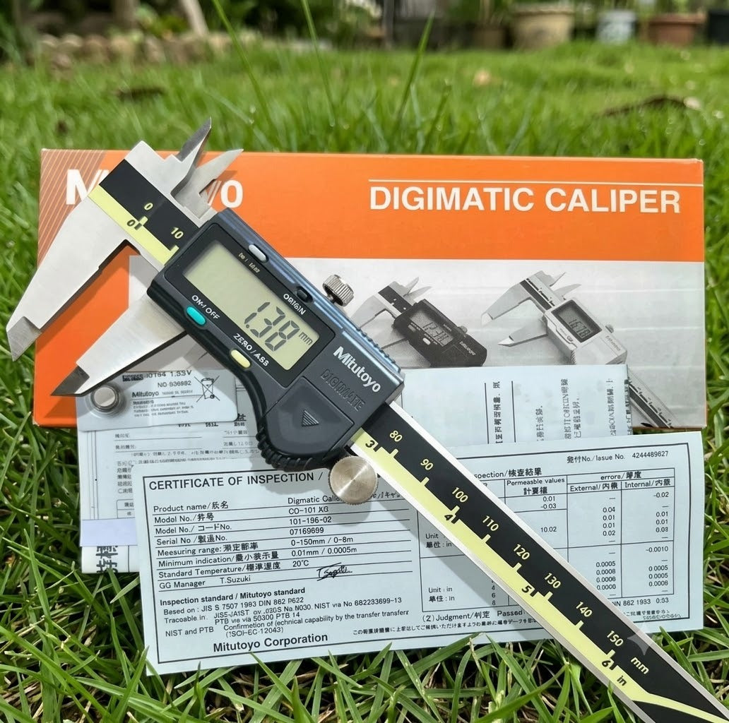 Mitutoyo 500-196-30 Absolute Digital Caliper 150mm (6 Inch) – Precision Electronic Measuring Tool – view 2