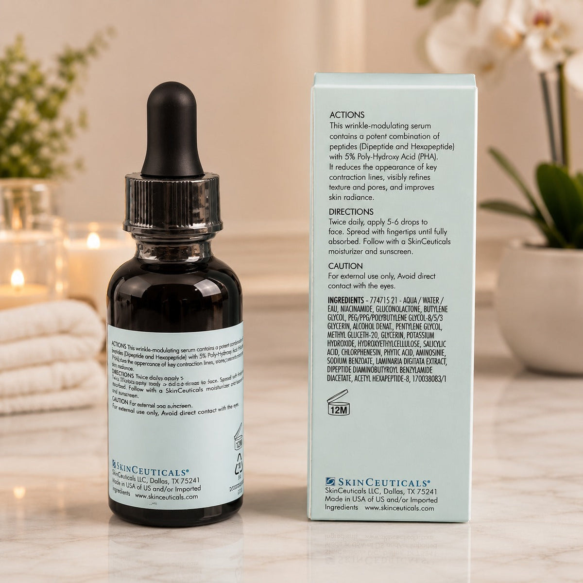 SkinCeuticals P-TIOX Advanced Peptide Anti-Wrinkle Serum 30ml / 1 fl oz – New & Sealed – view 2