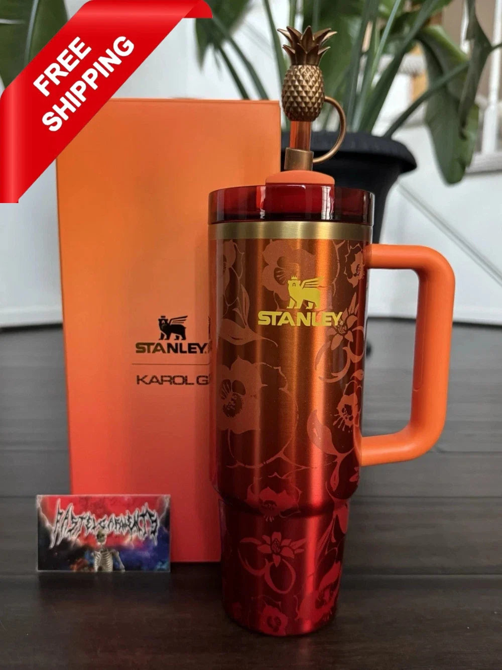Stanley x KAROL G 40 oz Quencher H2.0 FlowState Tumbler – New