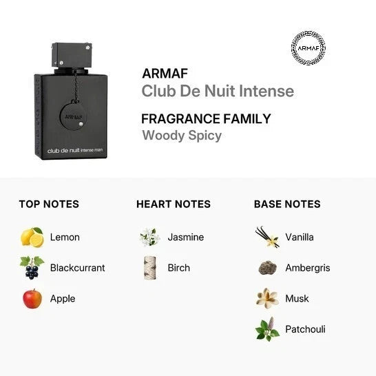 Armaf Club de Nuit Intense Man EDT 3.6 oz / 105 ml Men’s Cologne New in Box – view 4