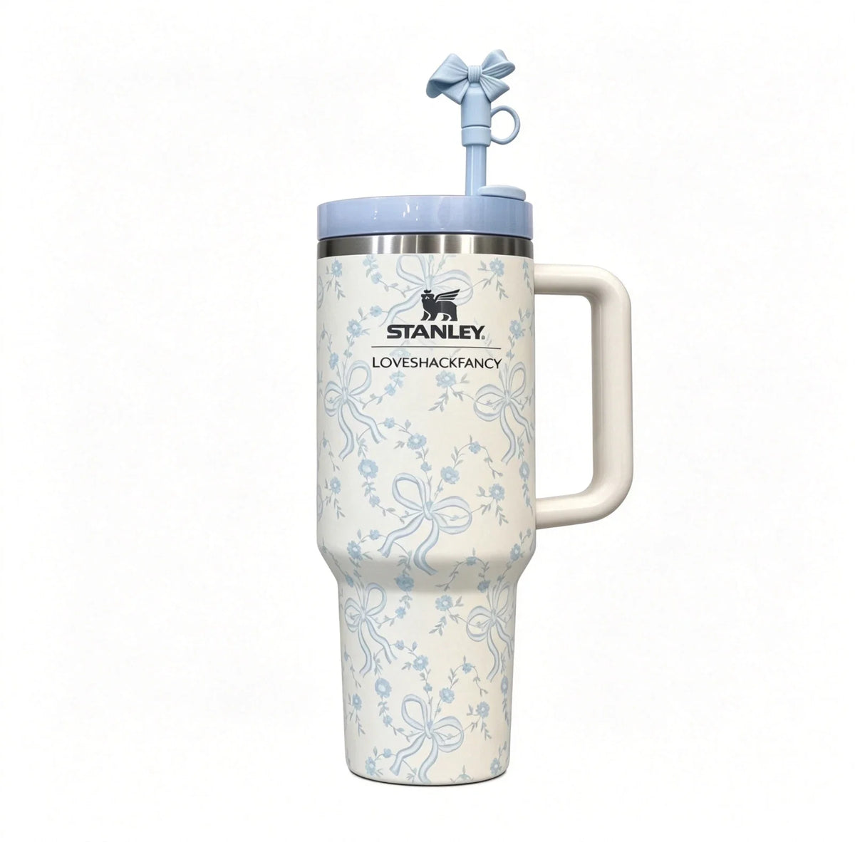 Stanley 1913 x LoveShackFancy Quencher H2.0 40oz Coquette Bow Winter Ice Tumbler – view 4